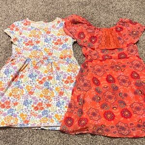 Wonder Nation Colorful Floral Dress Set